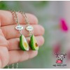 Кулон парный для двоих "Best Friends Авокадо". Цена за 1 пару